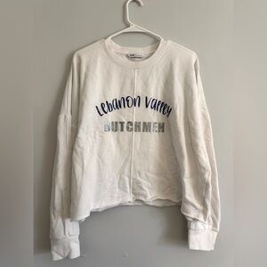 Lebanon Valley College cropped sweatshirt